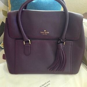 Kate Spade Deep Purple Satchel